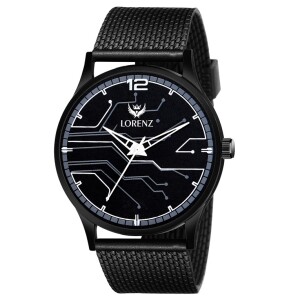 Lorenz Watch Casual Black Dial Analog Watch for Men