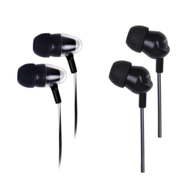 Wired Earphones with Mic (Pack of 2)