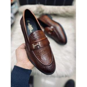Hermès Leather Moccasins For Men